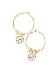 Juicy Couture 'Love Juicy' Boxed Hoop Earrings